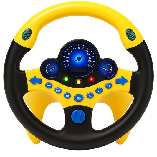 CocoPon ハンドルおもちゃ 音量調整可能 リアル 助手席 車用 ベビーカー チャイルドシート