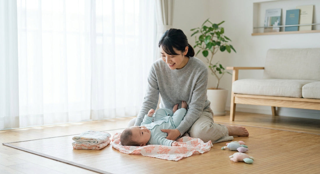 赤ちゃんのおくるみ卒業はいつ？寝返りとの関係と安全な移行方法